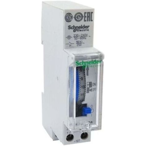 Interruttore orario elettromeccanico 15336, 24 ore - Canale singolo - Durata della batteria 100 ore (1/5)