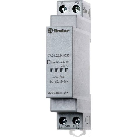 Finder Relais à semi-conducteurs 77.01.8.230.8051 5 A Tension de contact (max.): 240 V/AC 1 pc(s) S71478 (1/3)