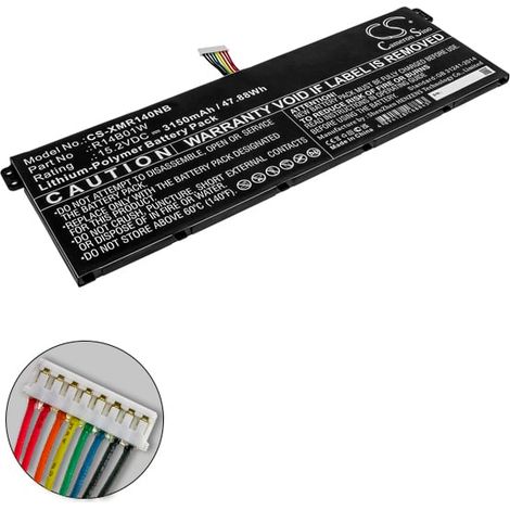 NX - Batterie ordinateur portable compatible Xiaomi 15.2V 3150mAh - R14B01W (1/4)