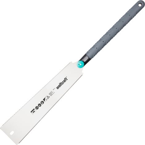 wolfcraft - Scie Japonaise - Lame de 330 mm en Acier Inoxydable - Pour Bois. Plinthes. Tuyaux en Plastiques - réf. 6955000