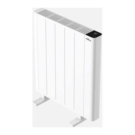 Elektrischer Heizkörper abrila Aluminium weiß 900W 58x51 cm
