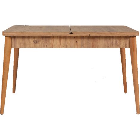 Mesa extensible de madera oscura - max 6 personas DYNIA