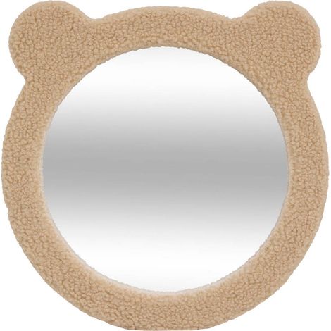 Specchio da parete marrone beary 33,5x33,5 cm - Atmosphera créateur d'intérieur (1/3)