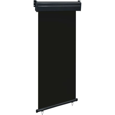 Auvent latéral de balcon 80x250 Noir (1/5)