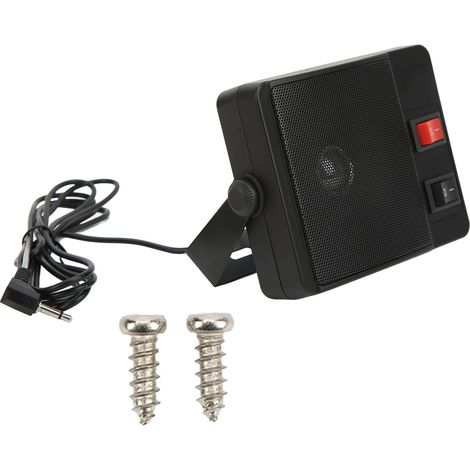 Haut-parleur externe pour talkie-walkie 8 ohms 11W son puissant filtre anti-bruit pour radio mobile voiture (1/5)