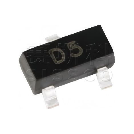 Changdian/Changjing MMBD4148CC, screen printed D5 SOT-23, switching diode, electronic component chip, electronic component, 5 pieces, packaged in 5 units.