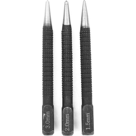 Jeu d'outils de marquage en bois - 3 poinçons pour perçage et positionnement précis (1/5)