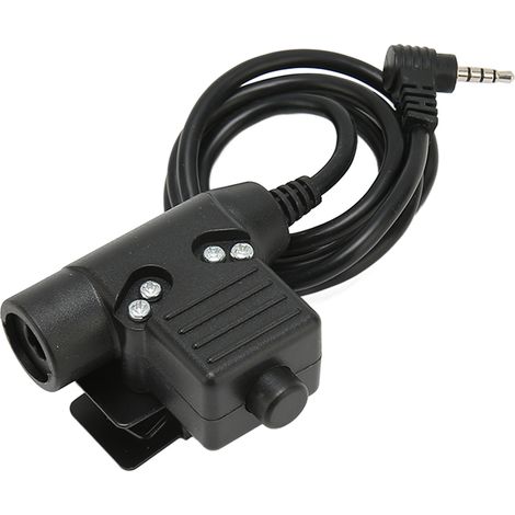 Adaptateur de câble PTT U94 pour casque audio YAESU FT 60r, VX 3r, VX2R, VX5r et VX2r (Plug and Play). (1/5)