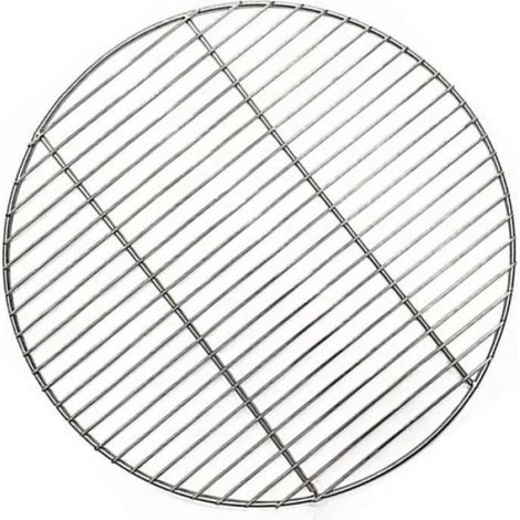 Grille ronde barbecue - - Acier inoxydable - 38 cm - Chauffage uniforme (1/3)