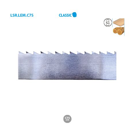 Lame scie à ruban acier sur mesure Classic Larg. 25 Long. 4440 Ep. 0,6 PAS (TPI) DC8