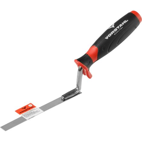 Truelle à joints en acier inoxydable avec manche bi-composant, qualité 12 mm, Vorstahl (1/3)