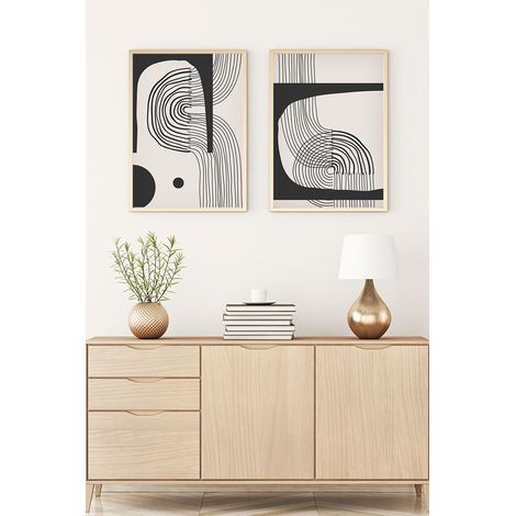 Quadro da parete in MDF con cornice Painting Multicolore