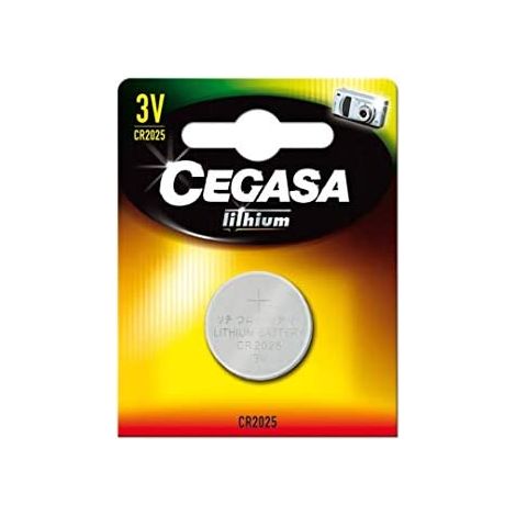 Cegasa pile au lithium bouton cr2025 3v bt blister