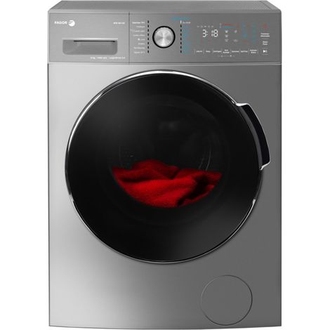 Lavadora Fagor 4FE-9614X de 9Kg Clase B y 1350Rpm Acero Inox, (1/5)