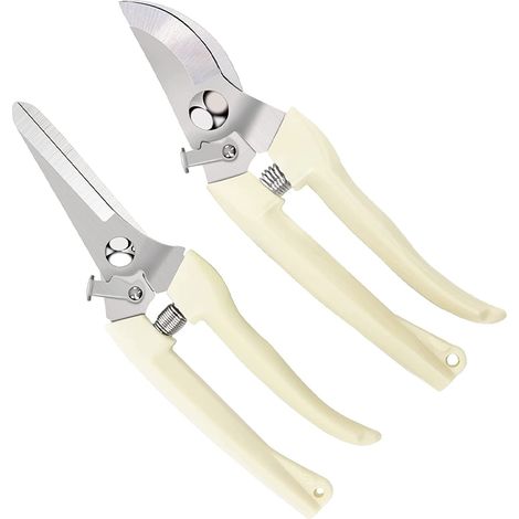 Lot de 2 cisailles de jardin à lames croisées pour outils de jardinage (1/5)