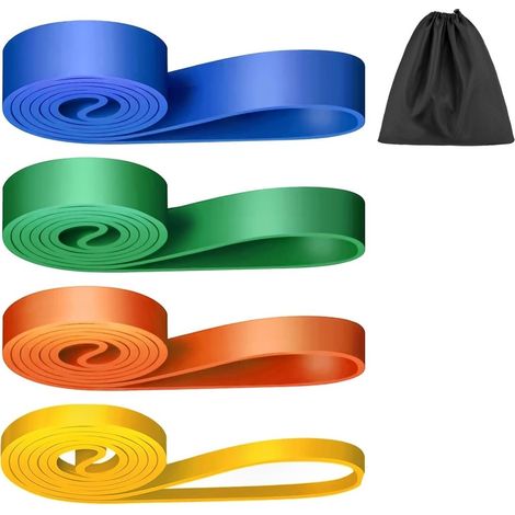 Widerstandsband-Set, 4-teilig, für Fitness und Klimmzüge (1/5)
