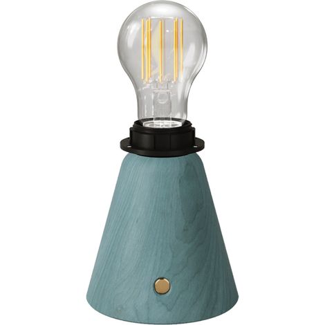 Lampe portable rechargeable Cabless11 avec ampoule gouttelette et abat-jour