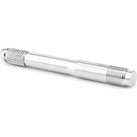 Goupille de positionnement M14 pour changement de pneu, compatible Mercedes Classe C/E/S/CLS/GLE/GLC W204 W205 W211 W212 W213 W220 W221 W222 W140 R230 R231 W164 W166, filetage M14 x 1,25, argent, lot  (1/4)