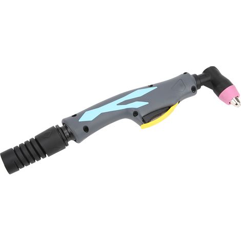 Torche de soudage plasma, pistolet de coupe avec poignée incurvée bleue, accessoire pour poste à souder (1/5)