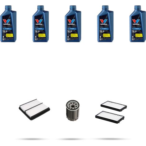 Kit tagliando 3 FILTRI e 5L OLIO compatibile con Mazda 3 (BL) 2.0 MZR 110kw dal 2009 (1/5)