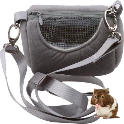 Sac de Voyage pour Petits Chiens - Porte-Rongeurs - Design Ultra Léger et Pliable avec Fenêtres en Filet Respirant - 1 - pour Voyages et Promenades Beige (1/5)