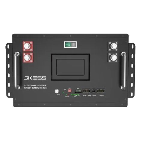 Caja de almacenamiento de baterías, kit de bricolaje, compatible con 16S 51.2V LiFePO4, caja apilable para bricolaje (1/2)