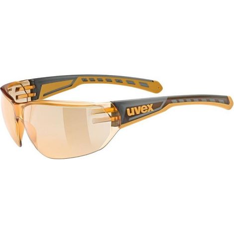 Okulary rowerowe UVEX Equate, smoke/orange
