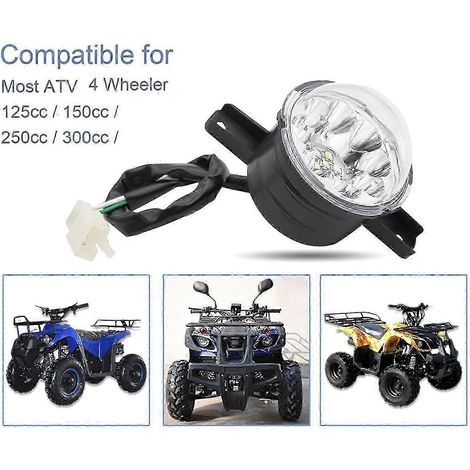 Stück 12V LED ATV Frontscheinwerfer 125cc 150cc 250cc 300cc Scheinwerfer für chinesische Taotao JCL Baja Yamo (1/4)