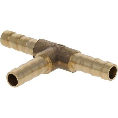 Pack de raccords de tuyau en laiton à 3 voies, 6mm, pour Air, eau, carburant, gaz (1/2)