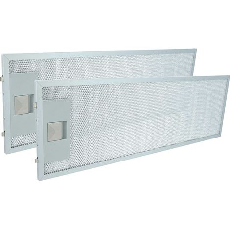 vhbw 2x filtro anti-grasso sostituisce Elica GRI0112374A, 50268370009, 5026837000, 4055344149 per cappa da cucina, plastica, metallo