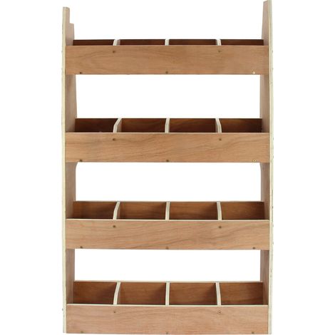 Monster Shop – Meuble de rangement en MDF 12 mm pour Nissan Primastar – 4 étagères ajustables – Installation facile avec kit de fixations inclus