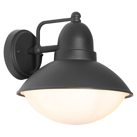 Moderne Außenwandleuchte schwarz IP44 - Marcel