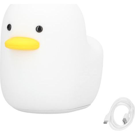 Veilleuse mignon canard silicone USB lampe de chevet avec minuterie salon (1/5)