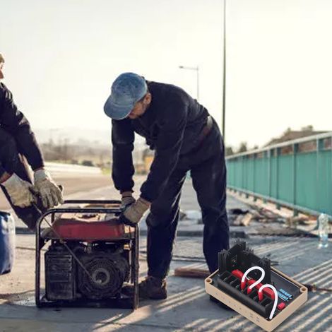 Accessoires pour groupes électrogènes diesel : régulateur de tension, stabilisateur de tension, régulateur de tension automatique AVR190-240 Vca (1/5)