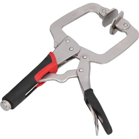 C-Verriegelungsklemme, komfortabler Drehgriff, Metallfutter, Taschenklemme für Schweiß- und Holzbearbeitung (1/5)