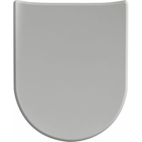 Abattant WC Wood Slim Gris perle, descente assistée et déclipsable - Olfa (1/5)