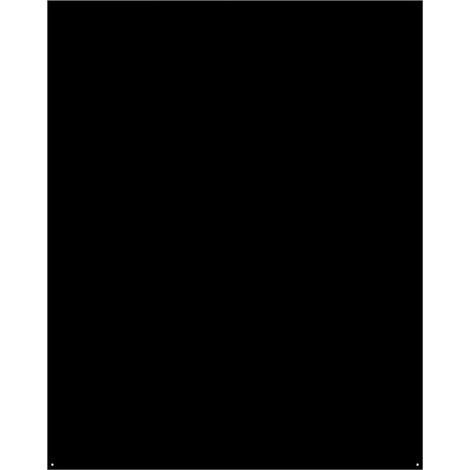 Le Marquier – Plaque de sol rectangle noire 80 x 100 cm – Acier peint – Protection contre rayonnement thermique poêles à bois – Usage sous poêle