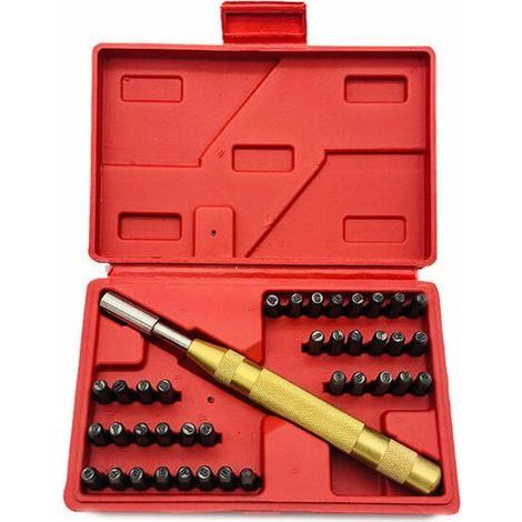 Lettre a frapper chiffre a frapper frappe a froid lettre a frapper 4mm lettre à frapper 2mm lettres à frapper 10mm numero a frapper chiffres a frappé lettre a frapper 38 pieces (1/5)