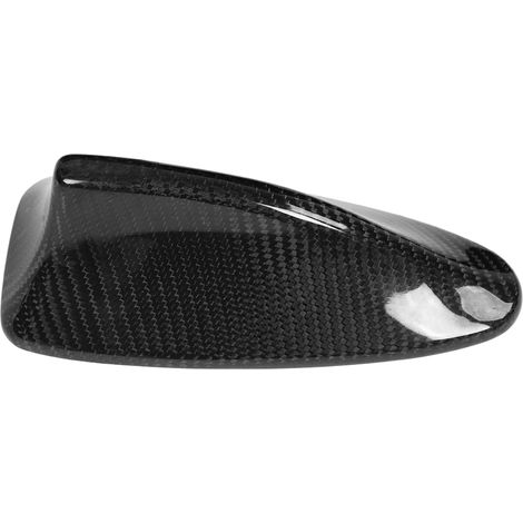 Carbonfaser-Haifischflossenantenne für BMW F10 F11 F18 F01 F02 M5, dekorative Abdeckung, 1-teiliges Set, schwarz, kompatibel mit Limousine (1/5)