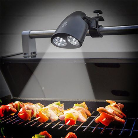 LED grill Light, Rotary Light Night Light Touch sensor switch, BATTERY OPERATED, for Outdoor Camping Fishing cooking, made of Heat - resistant ABS Materials