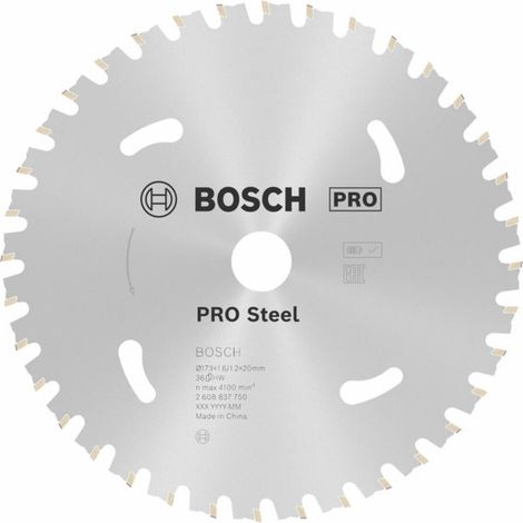 Bosch PRO Steel cordless Blatt für Kreissägen 173 x 1,6 x 20 mm - 2608837750 (1/5)