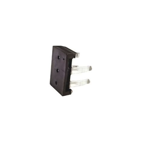 Clips pour plinthes ht 50 - Décor : Zingué - Ecartement : 30 mm - Hauteur : 50 mm - OPES (1/4)