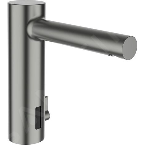 Laufen Twintronic - Mitigeur de lavabo électronique, avec mélangeur, alimentation par batterie, inox brossé HF707003423060 (1/2)