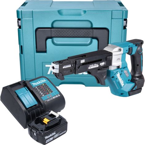 Makita DFR 552 SG1J Avvitatore a batteria con caricatore 18 V 25 - 55 mm Brushless + 1x batteria 6,0 Ah + caricabatteria + Makpac
