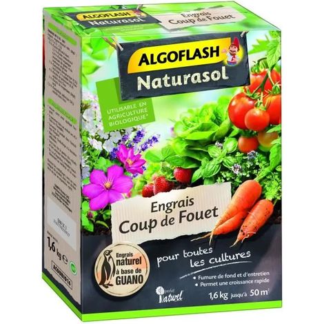 Algoflash Naturasol Abono Natural Polvo 1,6 kg
