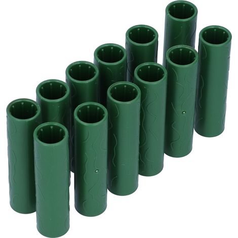 Tuyaux de Liaison pour Tuteurs de Jardin, 12 Pièces pour Plantes Grimpantes, Support de Vigne, Diamètre Intérieur 11mm (1/5)