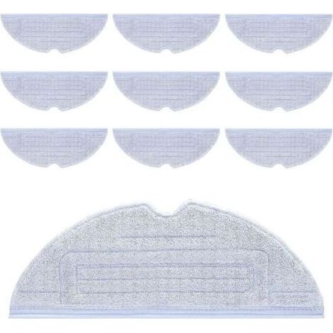 Kaelt - Serpillere Roborock S7, 10 Pièces Serpillère de Rechange pour Roborock S7/S7 Plus/S7 MaxV/ S7 MaxV Plus/ S7 MaxV Ultra /S7 Pro Ultra Aspirateur Lavable Microfibre Lingettes (1/4)
