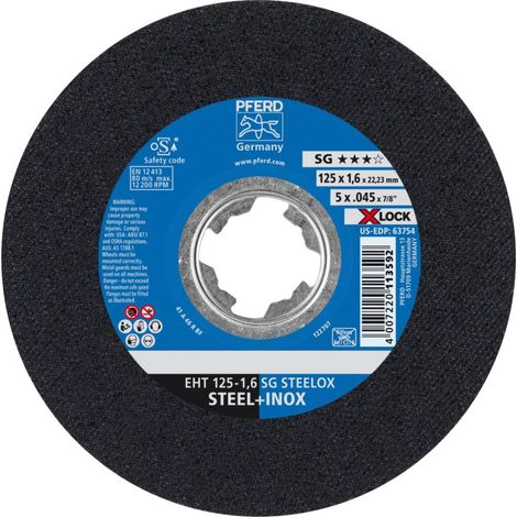 Disco Di Taglio Sg X-Lock Steelox 125X16Mm Pferd (1/3)