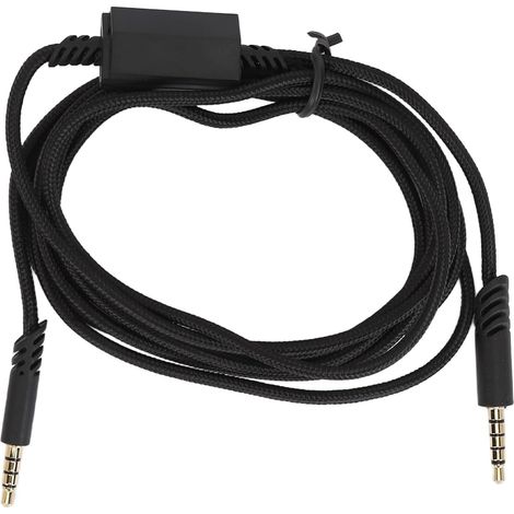 Reproduce Trrrs Soundkabel Ohrhörer für Stecker für A10 A40 TR, Kabel 2 m Länge, Laptops, Tablets, Tablets (SCHWARZ) (1/5)