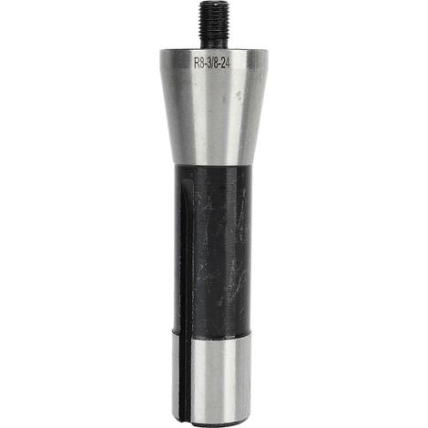 Bohrfutter-Dorn R8 Schaft 3/8 Zoll 121,1 mm Länge Gewindebohrfutter-Dornadapter zum Gewindeschneiden